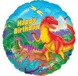 18" Birthday Dinosaurs Foil Balloons