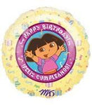 Anagram Mylar & Foil 18" Dora the Explorer HBD Spanish Foil Balloons