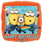 Anagram Mylar & Foil 18" Minions Happy Birthday Foil Balloons