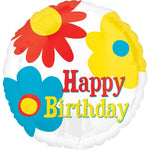 Anagram Mylar & Foil 18" Spring Fling Happy Birthday Foil Balloons