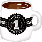 Anagram Mylar & Foil 23" Best Dad Ever! Coffee Mug Balloon