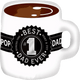 23" Best Dad Ever! Coffee Mug Balloon