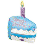 Anagram Mylar & Foil 24" Happy Birthday Cake WIth Candle