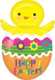 26" Happy Easter Chick in Egg Balloon