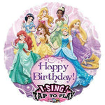 28" Princess Birthday Sing A Tune Foil Balloon