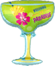 28" Welcome to Paradise Margarita Drink Balloon