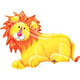 30" Jungle Party Lion Foil Balloons