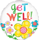 32" Jumbo Get Well Daisy Flowers Balloon