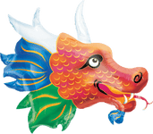 33" Jumbo Chinatown Dragon Balloon