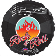 Anagram Mylar & Foil '50s Rock-N-Roll 18″ Balloon