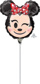 9" Minnie Mouse Emoji Foil Balloons