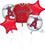 Anagram Mylar & Foil Anaheim Angels Balloon Bouquet