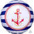 Anagram Mylar & Foil Anchors Aweigh 18″ Balloon