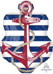 Anagram Mylar & Foil Anchors Aweigh Anchor 30" Mylar Foil Balloon