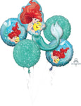 Anagram Mylar & Foil Ariel Dream Big Balloon Bouquet