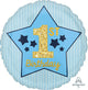 Blue & Gold 1st Birthday 18″ Balloon