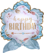 Anagram Mylar & Foil Boho Happy Birthday 27″