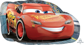 Anagram Mylar & Foil Cars Lightning McQueen 30" Mylar Foil Balloon