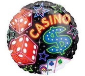 Anagram Mylar & Foil Casino Dice Cards 18″ Balloon