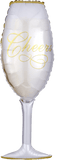 Cheers Champagne Glass 38″