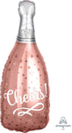 Anagram Mylar & Foil Cheers Rosé 26″ Foil Balloon