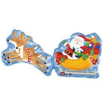 Anagram Mylar & Foil Christmas Santa & Sleigh 35″ Balloon