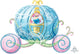 Cinderella Carriage 33" Mylar Foil Balloon