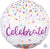 Anagram Mylar & Foil Confetti Balloon Sprinkles Celebrate 28″ Balloon