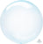 Anagram Mylar & Foil Crystal Clearz™ Blue 18″ Spherical Balloon