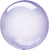 Anagram Mylar & Foil Crystal Clearz Purple 18″ Balloon