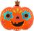 Anagram Mylar & Foil Day of the Dead Pumpkin 26″ Balloon