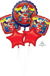 Anagram Mylar & Foil DC Super Hero Girls Balloon Bouquet