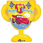Anagram Mylar & Foil Disney Cars Trophy Happy 1st Birthday 27″ Balloon