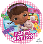 Anagram Mylar & Foil Doc McStuffins Happy Birthday 17″ Balloon