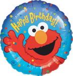Anagram Mylar & Foil Elmo™ Happy Birthday 18″ Balloon