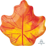 Anagram Mylar & Foil Fall Maple Leaf 21″ Balloon