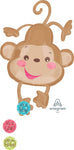 Anagram Mylar & Foil Fisher Price Baby Monkey 40"