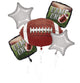 Game on Football Balloon Bouquet (5 Pieces)