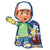 Anagram Mylar & Foil Handy Manny & Tools 35″ Balloon