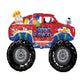 Happy Big Birthday Monster Truck 31″ Balloon