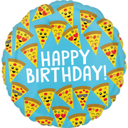 Anagram Mylar & Foil Happy Birthday Pizza Slices 18″ Balloon