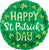 Anagram Mylar & Foil Happy St. Patrick's Day Whimsy 17″ Balloon