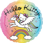 Anagram Mylar & Foil Hello Kitty Unicorn 18″ Balloon