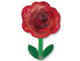 I Love You Rose With Stem 28" Foil Balloon