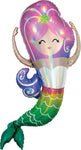 Anagram Mylar & Foil Iridescent Mermaid 41″ Balloon