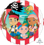 Anagram Mylar & Foil Jake and the Never Land Pirates 18″ Balloon