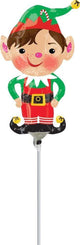 Jolly Christmas Elf 14″ Balloon (requires heat-sealing)