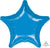 Anagram Mylar & Foil Jumbo Blue Star 32″ Balloon