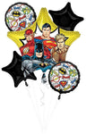 Anagram Mylar & Foil Justice League Balloon Bouquet