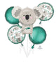 Koala Bear Balloon Bouquet Set Balloon